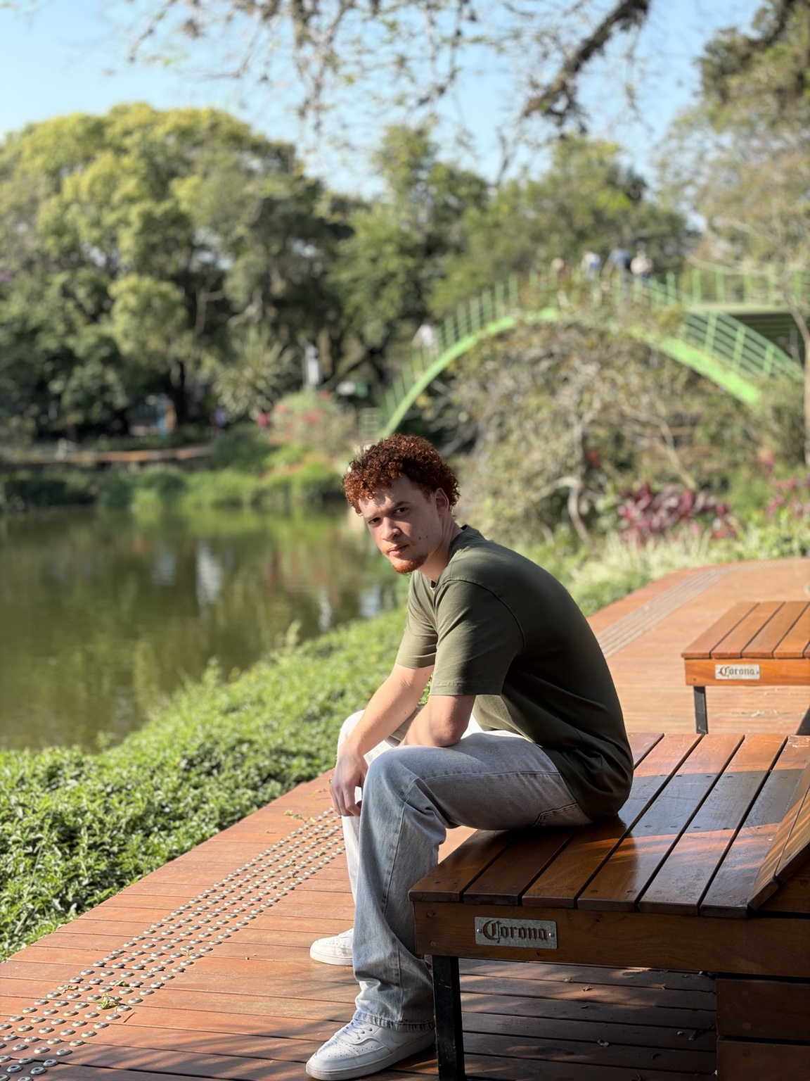 Matheus Martins Lacerda em um parque